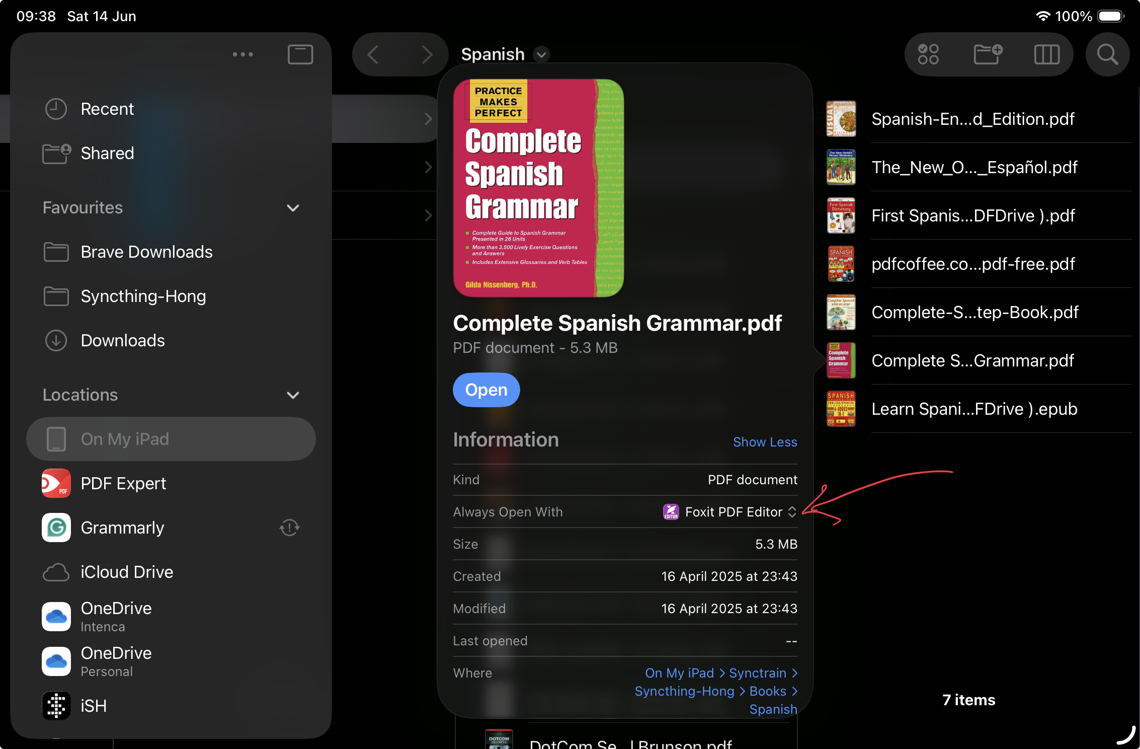 demonstration of how to change default app to open a certain file type part 3