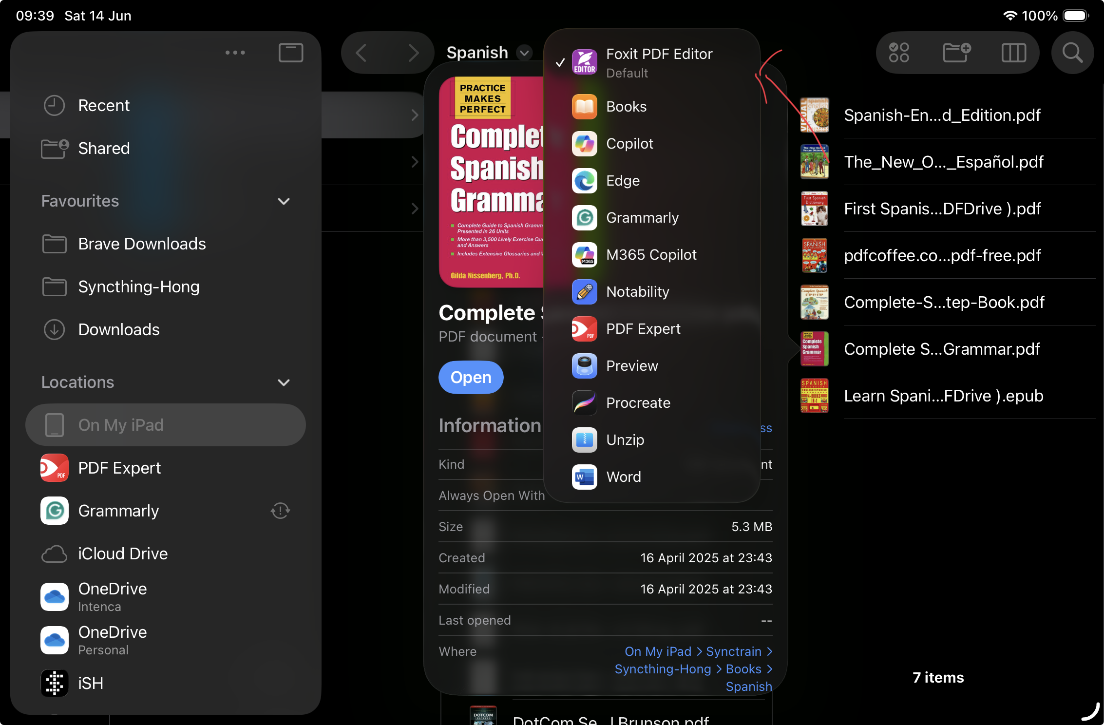 demonstration of how to change default app to open a certain file type part 4